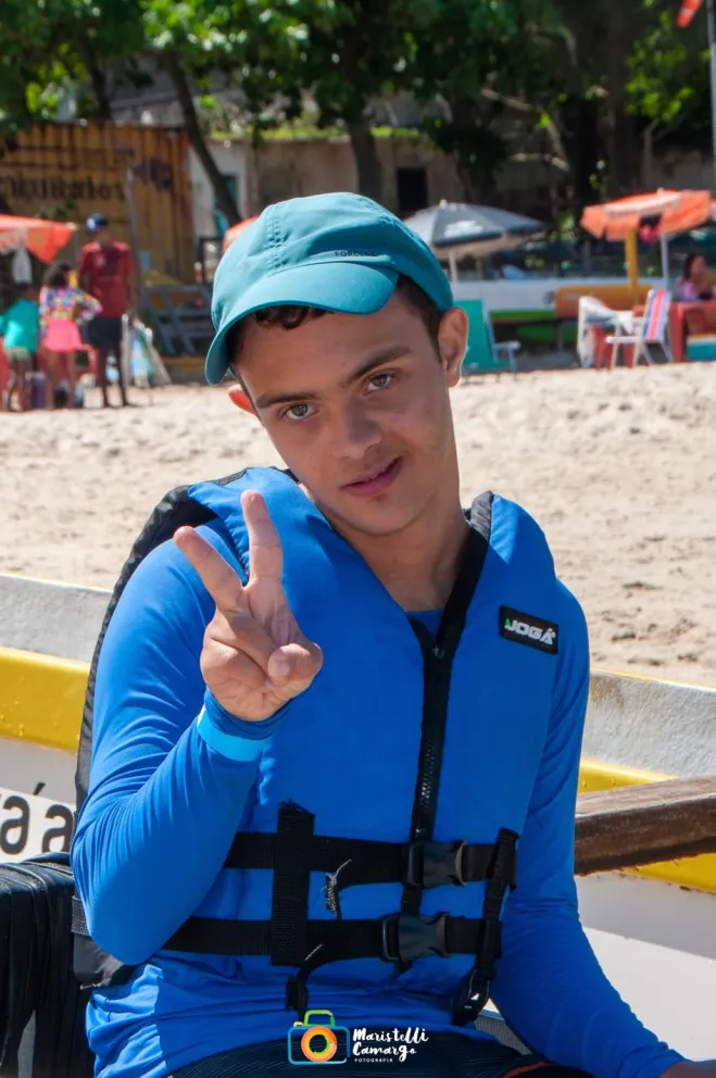 Momento registrado em um evento do Projeto Ao Mar